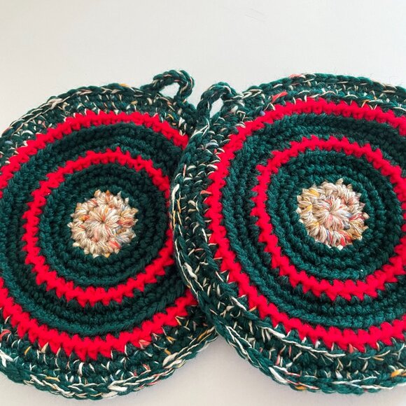 Dress Shape Dish Towel, Crochet Pot Holder, Crochet Set Towel Potholder - Picture 8 of 13